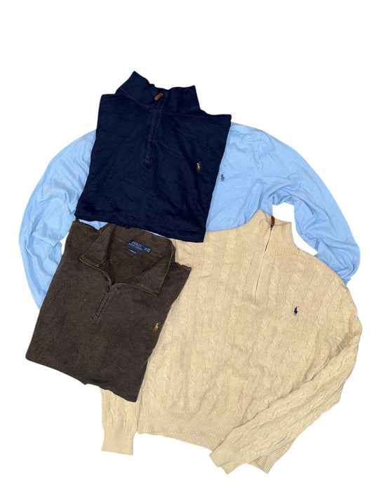 Ralph Lauren Quarter Zips - 05 PCS